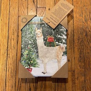 Kathryn white curated collection llama at Christmas